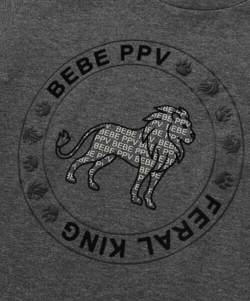 BeBe Petits Pois Vert / ベベ プチ ポワ ヴェール Tシャツ | サークルロゴ ライオンプリントTシャツ(95~160cm) | 詳細11