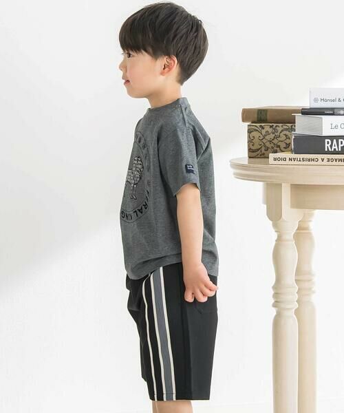 BeBe Petits Pois Vert / ベベ プチ ポワ ヴェール Tシャツ | サークルロゴ ライオンプリントTシャツ(95~160cm) | 詳細7