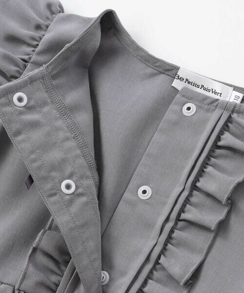 BeBe Petits Pois Vert / ベベ プチ ポワ ヴェール ミニ丈・ひざ丈ワンピース | 【店舗限定】フリルスリーブワンピース(95~150cm) | 詳細14