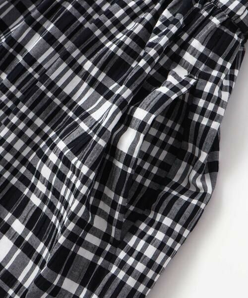 BeBe Petits Pois Vert / ベベ プチ ポワ ヴェール ミニ丈・ひざ丈ワンピース | 【店舗限定】チェックリボンワンピース(95~150cm) | 詳細4
