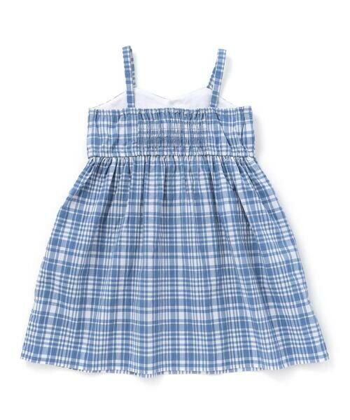 BeBe Petits Pois Vert / ベベ プチ ポワ ヴェール ミニ丈・ひざ丈ワンピース | 【店舗限定】チェックリボンワンピース(95~150cm) | 詳細12