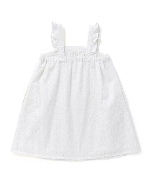 BeBe Petits Pois Vert / ベベ プチ ポワ ヴェール ミニ丈・ひざ丈ワンピース | 【店舗限定】レースワンピース＋ビスチェセット(95~160cm) | 詳細7