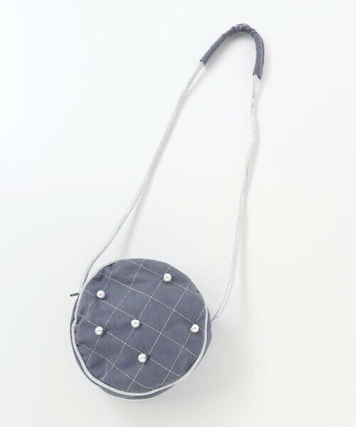 BeBe Petits Pois Vert / ベベ プチ ポワ ヴェール その他トップス | 【店舗限定】パール付きフリルショルダー ギャザーワンピース+ポシェットセット(95〜150cm) | 詳細14