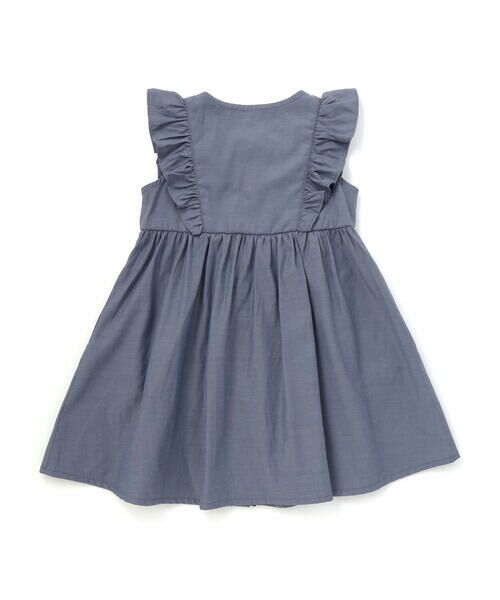 BeBe Petits Pois Vert / ベベ プチ ポワ ヴェール その他トップス | 【店舗限定】パール付きフリルショルダー ギャザーワンピース+ポシェットセット(95〜150cm) | 詳細5