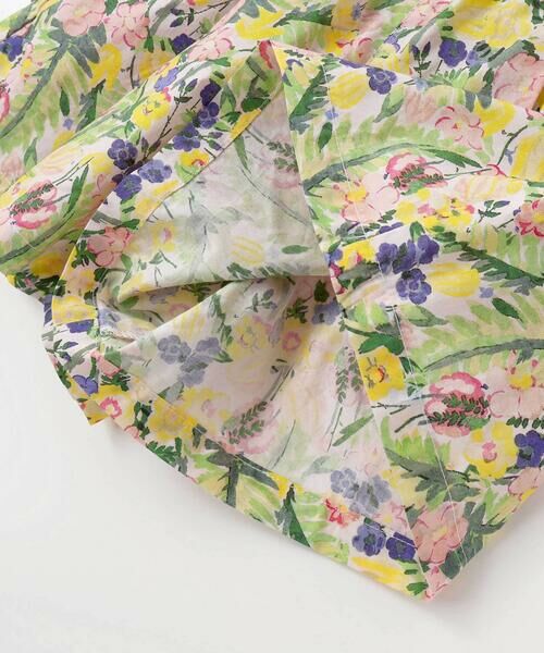 BeBe Petits Pois Vert / ベベ プチ ポワ ヴェール その他トップス | 【店舗限定】フラワーリボンフリルトップス＆ショートパンツセット(95〜150cm) | 詳細11