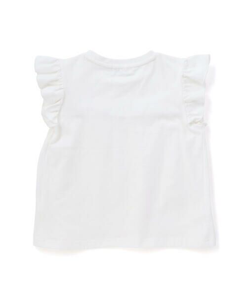 BeBe Petits Pois Vert / ベベ プチ ポワ ヴェール その他トップス | 【店舗限定】フラワーリボンフリルトップス＆ショートパンツセット(95〜150cm) | 詳細6