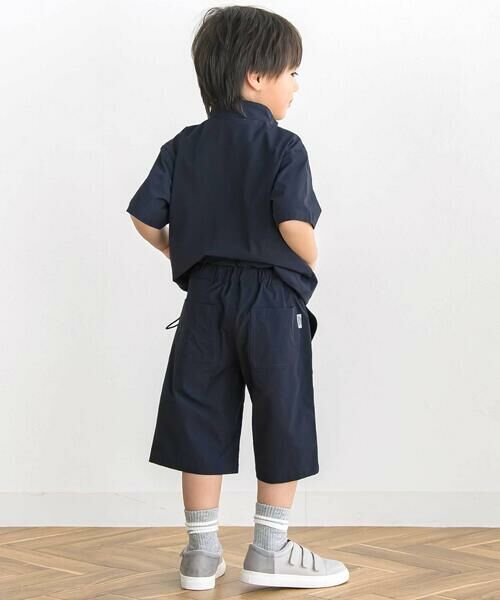 BeBe Petits Pois Vert / ベベ プチ ポワ ヴェール その他トップス | 【店舗限定】タフタアノラックデザイントップス＆ハーフパンツ セット(95〜150cm) | 詳細4