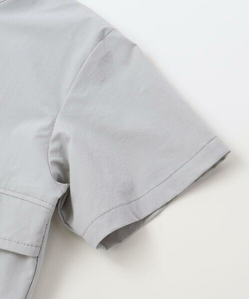 BeBe Petits Pois Vert / ベベ プチ ポワ ヴェール その他トップス | 【店舗限定】タフタアノラックデザイントップス＆ハーフパンツ セット(95〜150cm) | 詳細22