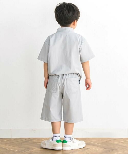 BeBe Petits Pois Vert / ベベ プチ ポワ ヴェール その他トップス | 【店舗限定】タフタアノラックデザイントップス＆ハーフパンツ セット(95〜150cm) | 詳細9