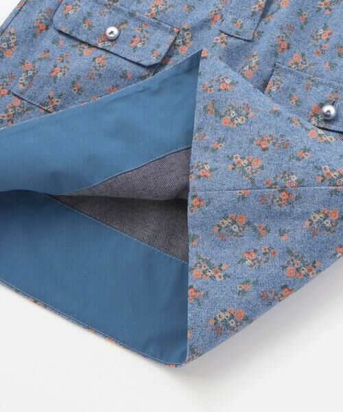 BeBe Petits Pois Vert / ベベ プチ ポワ ヴェール ミニ丈・ひざ丈ワンピース | 【店舗限定】フラワープリント ノースリーブワンピース(95〜150cm) | 詳細15