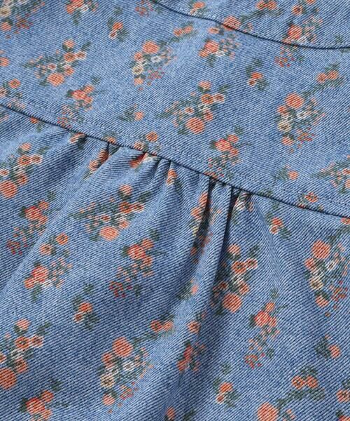 BeBe Petits Pois Vert / ベベ プチ ポワ ヴェール ミニ丈・ひざ丈ワンピース | 【店舗限定】フラワープリント ノースリーブワンピース(95〜150cm) | 詳細16