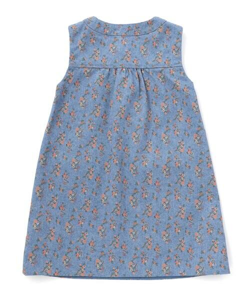 BeBe Petits Pois Vert / ベベ プチ ポワ ヴェール ミニ丈・ひざ丈ワンピース | 【店舗限定】フラワープリント ノースリーブワンピース(95〜150cm) | 詳細9