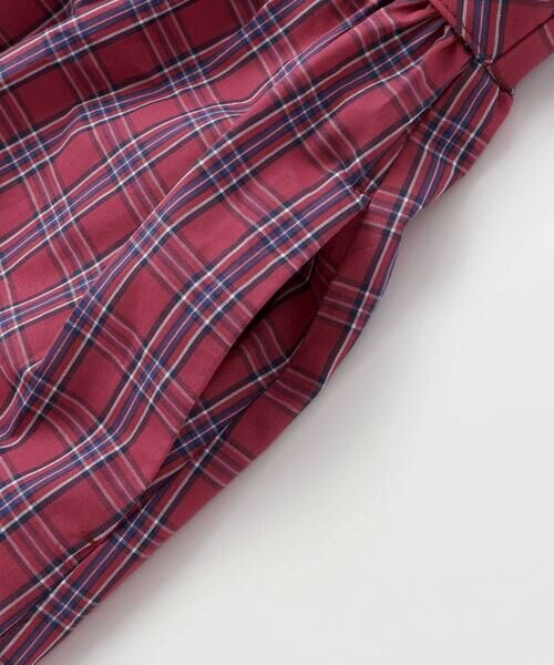 BeBe Petits Pois Vert / ベベ プチ ポワ ヴェール ミニ丈・ひざ丈ワンピース | 【店舗限定】【お揃い】クラシカルチェック柄フリルワンピース(95〜150cm) | 詳細13