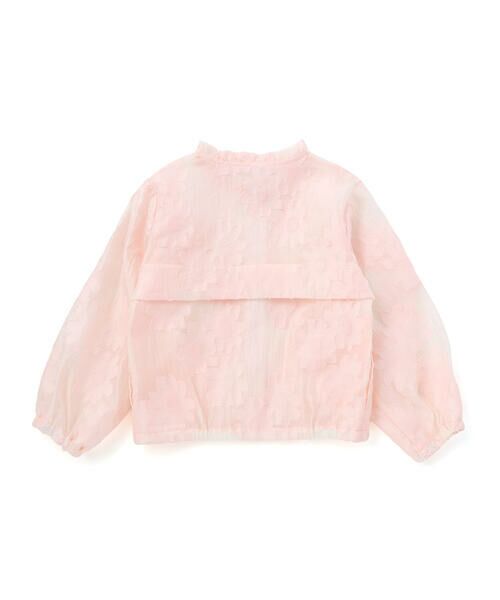 BeBe Petits Pois Vert / ベベ プチ ポワ ヴェール ブルゾン | 【店舗限定】花柄シアーライトブルゾン(95〜160cm) | 詳細8