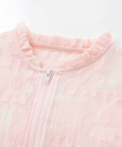 BeBe Petits Pois Vert / ベベ プチ ポワ ヴェール ブルゾン | 【店舗限定】花柄シアーライトブルゾン(95〜160cm) | 詳細9