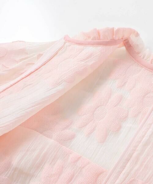 BeBe Petits Pois Vert / ベベ プチ ポワ ヴェール ブルゾン | 【店舗限定】花柄シアーライトブルゾン(95〜160cm) | 詳細11