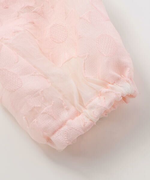 BeBe Petits Pois Vert / ベベ プチ ポワ ヴェール ブルゾン | 【店舗限定】花柄シアーライトブルゾン(95〜160cm) | 詳細12