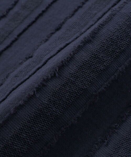 BeBe Petits Pois Vert / ベベ プチ ポワ ヴェール シャツ・ブラウス | 【店舗限定】立体ストライプ裾スカラップブラウス(95〜150cm) | 詳細14