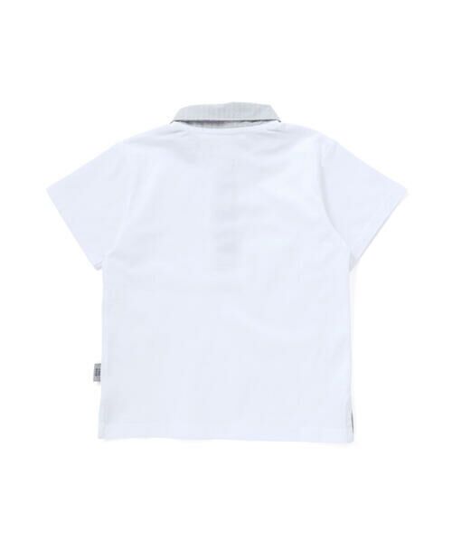 BeBe Petits Pois Vert / ベベ プチ ポワ ヴェール ポロシャツ | 【店舗限定】立体ワンポイントプリント 半袖天竺ポロシャツ(95〜150cm) | 詳細6