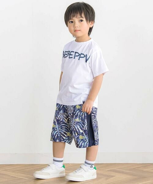 BeBe Petits Pois Vert / ベベ プチ ポワ ヴェール ショート・ハーフ・半端丈パンツ | 【店舗限定】ボタニカル柄 ハーフパンツ(95〜150cm) | 詳細3