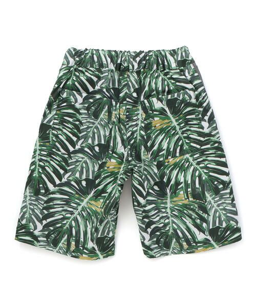 BeBe Petits Pois Vert / ベベ プチ ポワ ヴェール ショート・ハーフ・半端丈パンツ | 【店舗限定】ボタニカル柄 ハーフパンツ(95〜150cm) | 詳細8