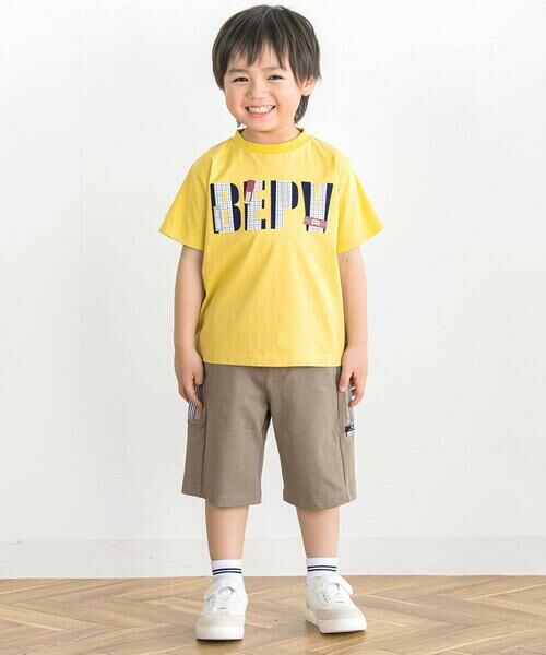 BeBe Petits Pois Vert / ベベ プチ ポワ ヴェール ショート・ハーフ・半端丈パンツ | 【店舗限定】サイドラインベーシック ハーフパンツ(95〜160cm) | 詳細5
