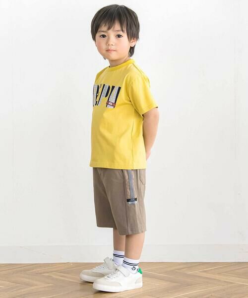 BeBe Petits Pois Vert / ベベ プチ ポワ ヴェール ショート・ハーフ・半端丈パンツ | 【店舗限定】サイドラインベーシック ハーフパンツ(95〜160cm) | 詳細6