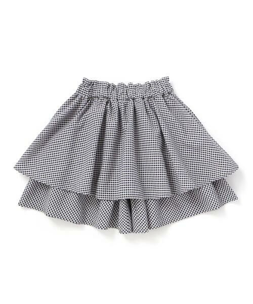 BeBe Petits Pois Vert / ベベ プチ ポワ ヴェール ショート・ハーフ・半端丈パンツ | 【店舗限定】チェックキュロットパンツ(95~150cm) | 詳細4