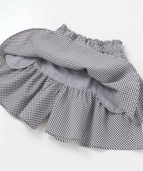 BeBe Petits Pois Vert / ベベ プチ ポワ ヴェール ショート・ハーフ・半端丈パンツ | 【店舗限定】チェックキュロットパンツ(95~150cm) | 詳細9