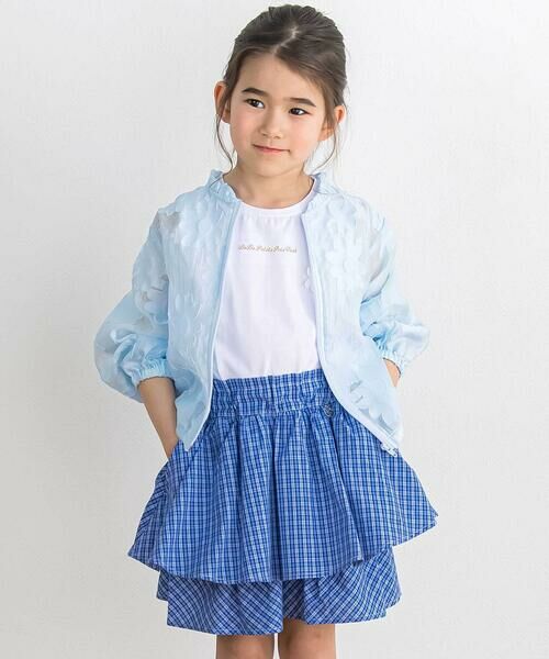 BeBe Petits Pois Vert / ベベ プチ ポワ ヴェール ショート・ハーフ・半端丈パンツ | 【店舗限定】チェックキュロットパンツ(95~150cm) | 詳細15