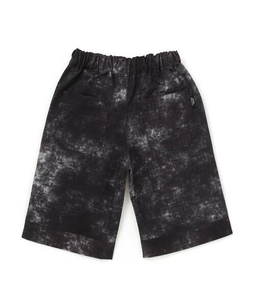BeBe Petits Pois Vert / ベベ プチ ポワ ヴェール ショート・ハーフ・半端丈パンツ | 【店舗限定】タイダイ無地タフタ切り替えショートパンツ(100~150cm) | 詳細6