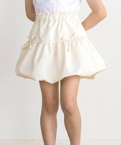 BeBe Petits Pois Vert / ベベ プチ ポワ ヴェール その他パンツ | 【店舗限定】ドットタフタ バルーンスカート(100〜150cm)