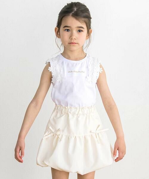 BeBe Petits Pois Vert / ベベ プチ ポワ ヴェール その他パンツ | 【店舗限定】ドットタフタ バルーンスカート(100〜150cm) | 詳細3