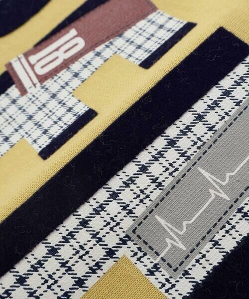 BeBe Petits Pois Vert / ベベ プチ ポワ ヴェール Tシャツ | 【店舗限定】グラフィックチェックロゴ 半袖Tシャツ(100〜150cm) | 詳細13