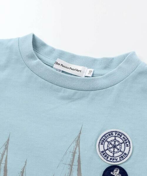 BeBe Petits Pois Vert / ベベ プチ ポワ ヴェール Tシャツ | 【店舗限定】マリンモチーフ プリントTシャツ(100〜150cm) | 詳細3