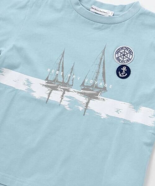 BeBe Petits Pois Vert / ベベ プチ ポワ ヴェール Tシャツ | 【店舗限定】マリンモチーフ プリントTシャツ(100〜150cm) | 詳細4
