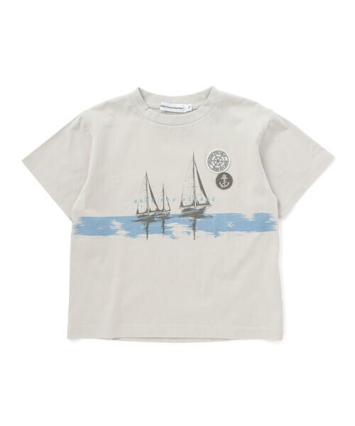 BeBe Petits Pois Vert / ベベ プチ ポワ ヴェール Tシャツ | 【店舗限定】マリンモチーフ プリントTシャツ(100〜150cm) | 詳細13
