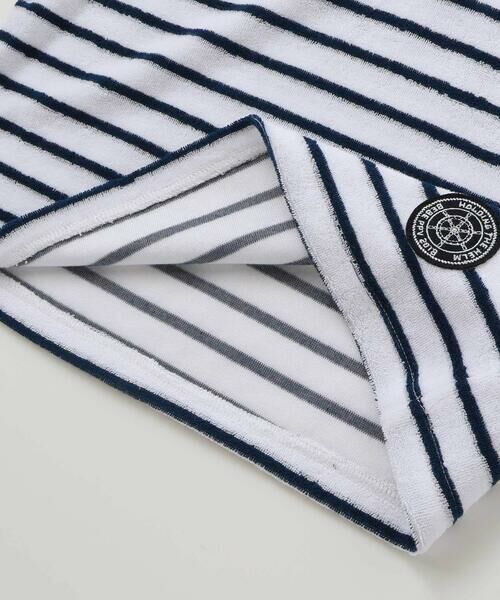 BeBe Petits Pois Vert / ベベ プチ ポワ ヴェール Tシャツ | 【店舗限定】ボーダーデザイン パイルポロシャツ(100〜150cm) | 詳細9