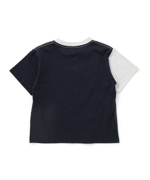 BeBe Petits Pois Vert / ベベ プチ ポワ ヴェール Tシャツ | 【店舗限定】配色切り替え天竺Tシャツ(95~160cm) | 詳細5