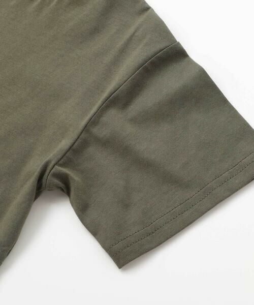 BeBe Petits Pois Vert / ベベ プチ ポワ ヴェール Tシャツ | 【店舗限定】配色切り替え天竺Tシャツ(95~160cm) | 詳細13