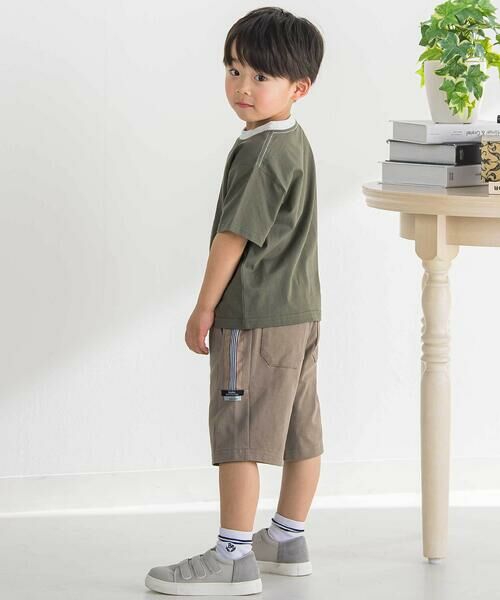 BeBe Petits Pois Vert / ベベ プチ ポワ ヴェール Tシャツ | 【店舗限定】配色切り替え天竺Tシャツ(95~160cm) | 詳細7