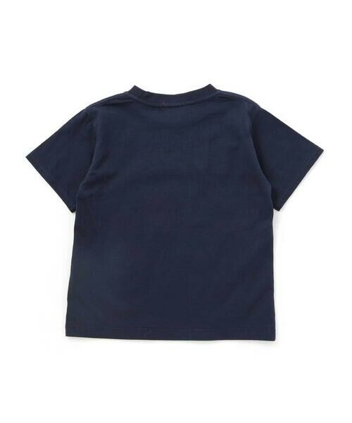 BeBe Petits Pois Vert / ベベ プチ ポワ ヴェール Tシャツ | 【店舗限定】フロッキープリントロゴ天竺Tシャツ(95~150cm) | 詳細6
