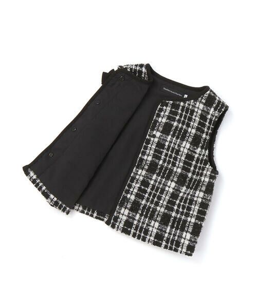 BeBe Petits Pois Vert / ベベ プチ ポワ ヴェール その他トップス | リボンツイードセットアップ(95~160cm) | 詳細15