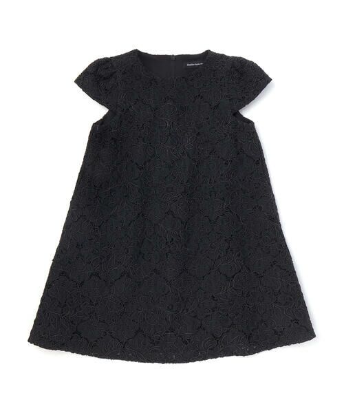 BeBe Petits Pois Vert / ベベ プチ ポワ ヴェール ミニ丈・ひざ丈ワンピース | フラワーレース刺しゅうワンピース(95~150cm) | 詳細16