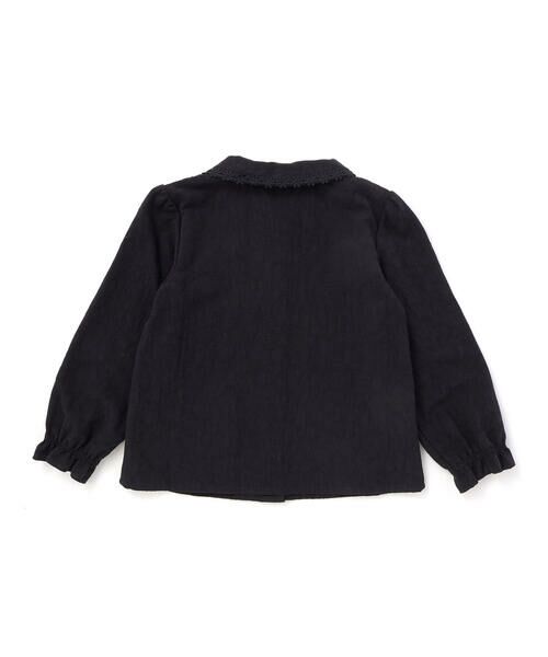 BeBe Petits Pois Vert / ベベ プチ ポワ ヴェール シャツ・ブラウス | フラワージャガードブラウス(95~140cm) | 詳細13