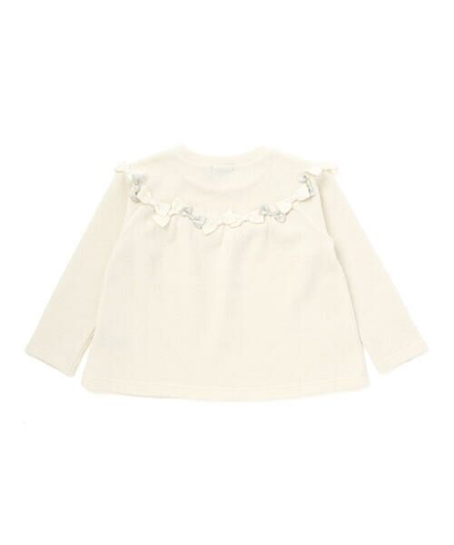 BeBe Petits Pois Vert / ベベ プチ ポワ ヴェール スウェット | リボンニットポンチトップス(95~160cm) | 詳細5