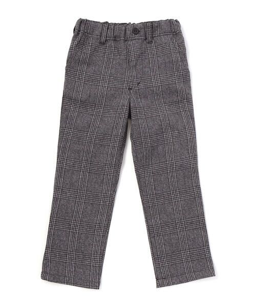 BeBe Petits Pois Vert / ベベ プチ ポワ ヴェール その他パンツ | クラシカルチェックロングパンツ(95~150cm) | 詳細3