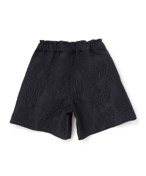 BeBe Petits Pois Vert / ベベ プチ ポワ ヴェール ショート・ハーフ・半端丈パンツ | 花柄ジャガードキュロット(95~150cm) | 詳細11