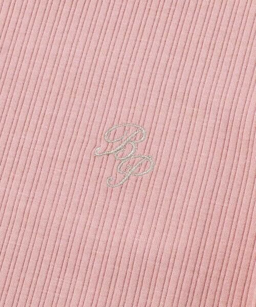 BeBe Petits Pois Vert / ベベ プチ ポワ ヴェール Tシャツ | パールフリルリブ長袖トップス(95~150cm) | 詳細18