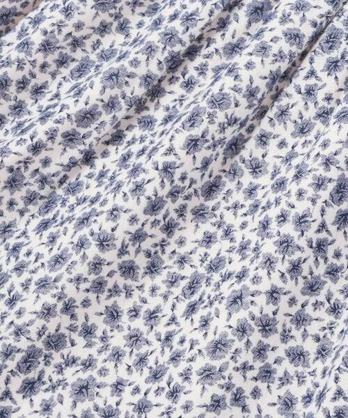 BeBe Petits Pois Vert / ベベ プチ ポワ ヴェール ミニ丈・ひざ丈ワンピース | 【店舗限定】リブ+ネル花柄ドッキング長袖ワンピース(95~150cm) | 詳細11